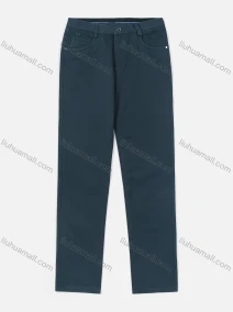 Wholesale Men's Casual Straight Leg Pockets Zipper Fly Plain Chino Pants, LIUHUA CLOTHING WHOLESALE