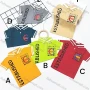 Wholesale Boys Casual Short Sleeve Embroidery Letter Print Button Front Polo Shirts preview