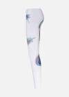 Wholesale Women's Sporty Feather Pattern High Waist Yoga Elasticity Leggings - Liuhuamall