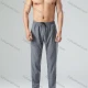 Wholesale Men's Athletic Plain Workout Elastic Waist Drawstring Patch Pocket Pants 62301# Gray Guangzhou Clothing Wholesale Market & Suppliers -LIUHUAMALL