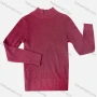 Wholesale Girl's Casual Mock Neck Long Sleeve Knit Sweater preview