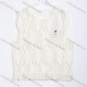 Wholesale Women's Casual Leaf Pattern Crochet Fringed Vest White Clothing Wholesale Market Liuhua