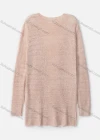 Wholesale Women's Plain Long Sleeve Rib-Knit Button Decor Cardigan - Liuhuamall
