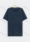 Wholesale Men's Casual Plain Reflective Stripes Round Neck Short Sleeve Tee - Liuhuamall