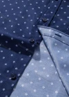Wholesale Men's Business Collared Short Sleeve Button Down Polka Dot Print Shirts - Liuhuamall