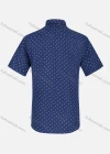 Wholesale Men's Business Collared Short Sleeve Button Down Polka Dot Print Shirts - Liuhuamall