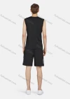 Wholesale Men's Sporty Round Neck Sleeveless Striped Breathable Plain Tank Top - Liuhuamall
