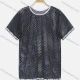 Wholesale Women's Vacation Mesh Beachwear Top Breathable See Through Cover Up Dark Blue Clothing Wholesale Market Liuhua