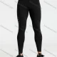 Wholesale Men's Casual & Sporty Reflective Letter Print Elastic Waist Cropedd Tight Pants MJ707# Black Clothing Wholesale Market Liuhua