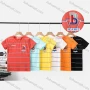 Wholesale Boy's Casual Striped Round Neck Short Sleeve Modal Cotton Tee preview