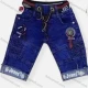 Wholesale Boy's Casual Letter Graphic Labeled Drawstring Denim Shorts 088# 1# Clothing Wholesale Market Liuhua