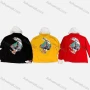 Wholesale Men's Casual Hooded Cartoon Print Flap Pockets Shirt Jacket & Sweatshirt Set preview