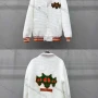 Wholesale Men's Casual Baseball Collar Graphic Letter Button Down Shirt Jacket preview