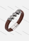 Wholesale Genuine Leather Stainless Steel Magnetic Buckle Bracelet SP0171# - Liuhuamall