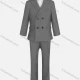 Wholesale Kid's Formal Plain Lapel Double Breasted Pockets Blazer & Vest & Pant 3 Pieces Suit Set 32013-65# 61# Clothing Wholesale Market Liuhua