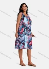 Wholesale Women's Scoop Neck Bow-knot Front Nightgown - Liuhuamall