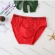 Wholesale Men's Comfy Plain Letter Print Cotton Brief Underwear （Pack of 12） Red Wholesale Clothing Market & Suppliers -LIUHUAMALL