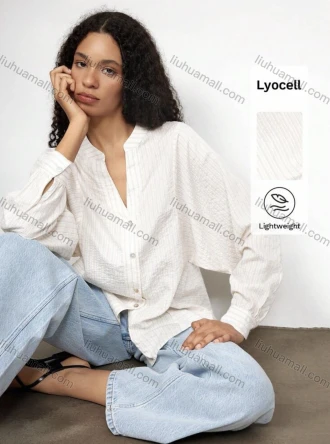 Wholesale Basic casual striped style, all-cotton, comfortable, versatile, suitable for commuting, LIUHUA CLOTHING WHOLESALE