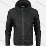 Wholesale Men's Plain Slim Fit Long Sleeve Lightweight Full Zip Hoodie preview