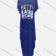 Wholesale Women's African Crew Neck Letter Short Sleeve Pockets Loose Fit Maxi Dress 8802# 15# Clothing Wholesale Market Liuhua