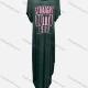 Wholesale Women's African Crew Neck Letter Short Sleeve Pockets Loose Fit Maxi Dress 8804# 18# Clothing Wholesale Market Liuhua