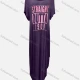 Wholesale Women's African Crew Neck Letter Short Sleeve Pockets Loose Fit Maxi Dress 8804# 21# Clothing Wholesale Market Liuhua