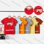 Wholesale Boy's Casual Letter Print Round Neck Short Sleeve Modal Cotton Tee preview
