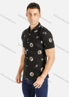 Wholesale Men's Casual Slim Fit Short Sleeve Floral Print Button Down Shirt - Liuhuamall
