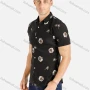 Wholesale Men's Casual Slim Fit Short Sleeve Floral Print Button Down Shirt preview