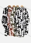 Wholesale Women's Casual Collared Long Sleeve Allover Print Midi Shirt Dress - Liuhuamall