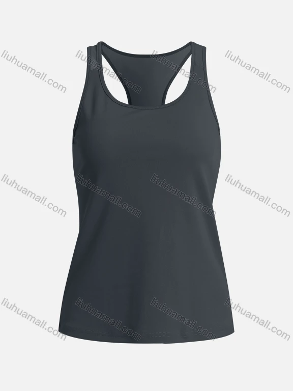 Wholesale Women's Sporty Plain Breathable Mesh Quick Dry Workout Yoga Tank Top