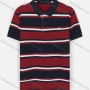 Wholesale Men's Casual Short Sleeve Multi-Striped Daily Polo Shirt preview