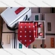 Wholesale Men's Fashion Polka Dot Print Tie & Pocket Square & Cufflinks Sets Red Clothing Wholesale Market Liuhua