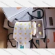 Wholesale Men's Fashion Polka Dot Print Tie & Pocket Square & Cufflinks Sets White 1# Clothing Wholesale Market Liuhua