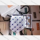 Wholesale Men's Fashion Polka Dot Print Tie & Pocket Square & Cufflinks Sets White 2# Clothing Wholesale Market Liuhua
