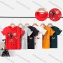 Wholesale Boy's Casual Graphic & Letter Print Round Neck Short Sleeve Modal Cotton Tee preview