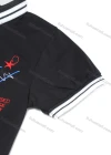 Wholesale Boys Casual Letter Embroidered Striped Short Sleeve Polo Shirt - Liuhuamall