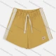 Wholesale Kids Cute Casual Drawstring Label Sewing Patch Pocket Striped Shorts MB20BKZ365# Ginger Clothing Wholesale Market Liuhua