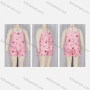 Wholesale Women's Lounge Milk Silk Sleeveless Letter Heart Print Cami Tops & Ruffle Hem Shorts Pajamas Sets DM2106-01# preview