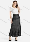 Wholesale Women's Casual Sweetheart Neck Short Sleeve Lace Applique Rhinestone Tops - Liuhuamall
