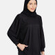 Women's Casual Plain Long Sleeve Blouse Black Clothing Wholesale Market -LIUHUA