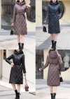 Wholesale Women's Casual Hooded Long Sleeve High Waist Thermal Pockets Puffer Coat 8005# - Liuhuamall