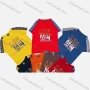 Wholesale Boys Casual Crew Neck Short Sleeve Colorblock Letter Graphic T-shirts preview