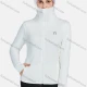 Wholesale Women's Sporty Hooded Windproof Slim Fit Dual Pockets Long Sleeve Jackets 1389-White# White Clothing Wholesale Market Liuhua