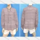 Wholesale Women's Casual Ruffle Neck Ruched Lace Up See Through Blouse 3# Clothing Wholesale Market Liuhua