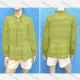 Wholesale Women's Casual Chiffon Lapel Collar Long Sleeve Ruffle Hem Shirt 5# Clothing Wholesale Market Liuhua