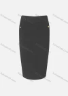 Wholesale Women's Zipper Slant Pocket Front Slit Plain Midi Skirts - Liuhuamall