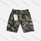 Wholesale Men's Casual Camouflage Flap Pockets Drawstring Shorts A-330# Khaki Clothing Wholesale Market Liuhua