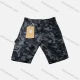 Wholesale Men's Casual Camouflage Flap Pockets Drawstring Shorts A-330# Slate Gray Clothing Wholesale Market Liuhua