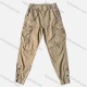 Wholesale Men's Casual Plain Flap Pockets Button Hem Drawstring Cargo Pant 512# Camel Clothing Wholesale Market Liuhua